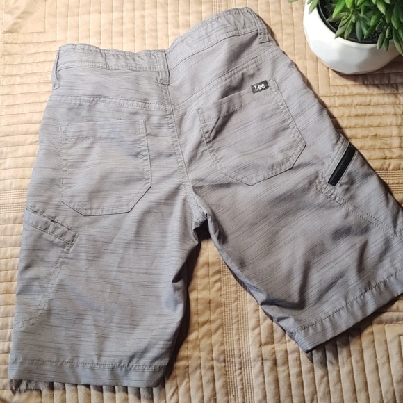 Lee Light Grey Boys Shorts - Picture 2 of 4